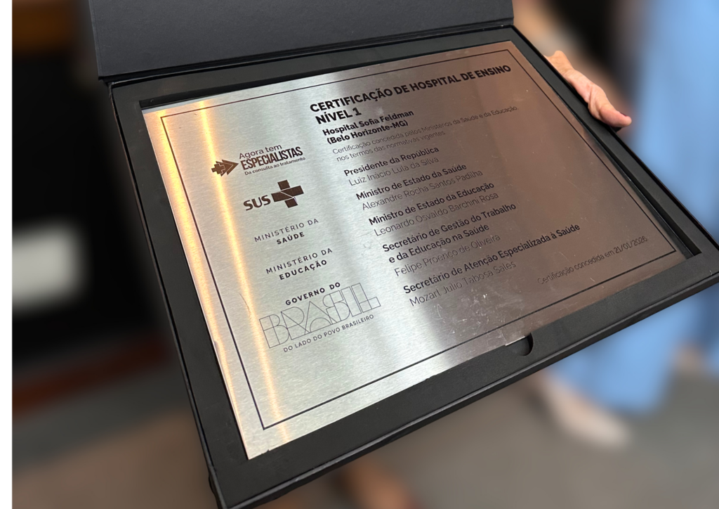 Cerimônia de certificação do Hospital Sofia Feldman